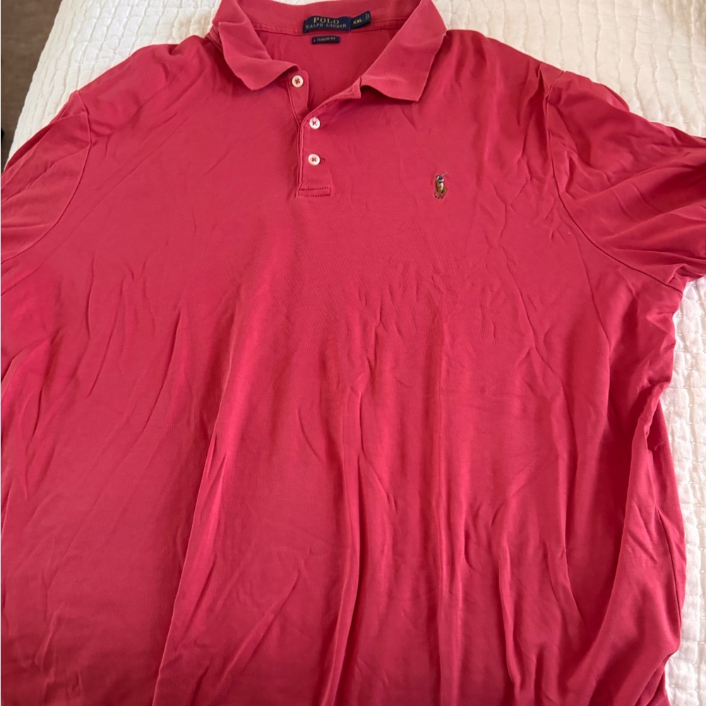 Polo by Ralph Lauren Men's Red Polo Shirt